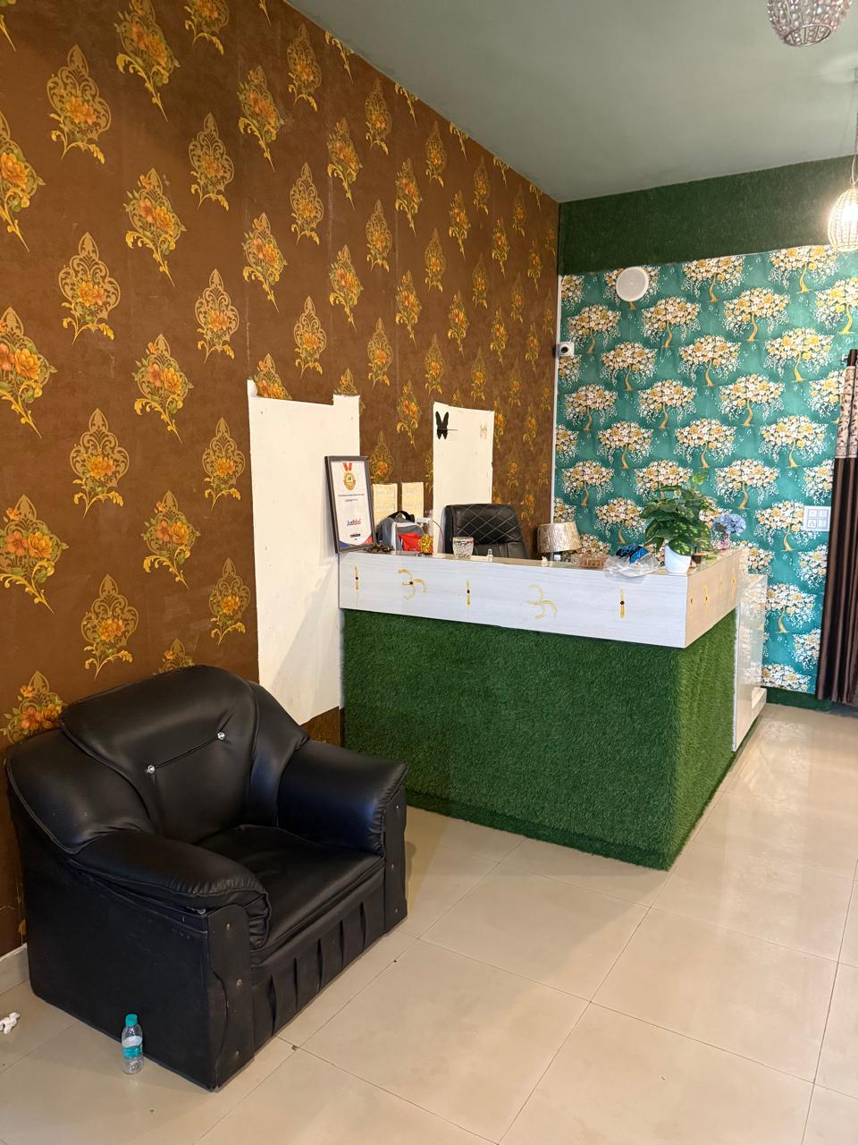 Atharwa Ayurveda Massage Centre reception and interior in Nellore